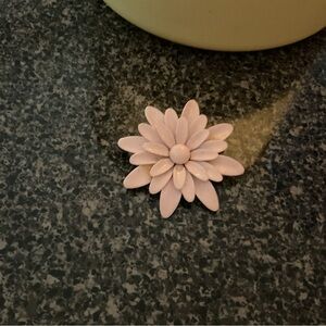 Pink Floral Brooch